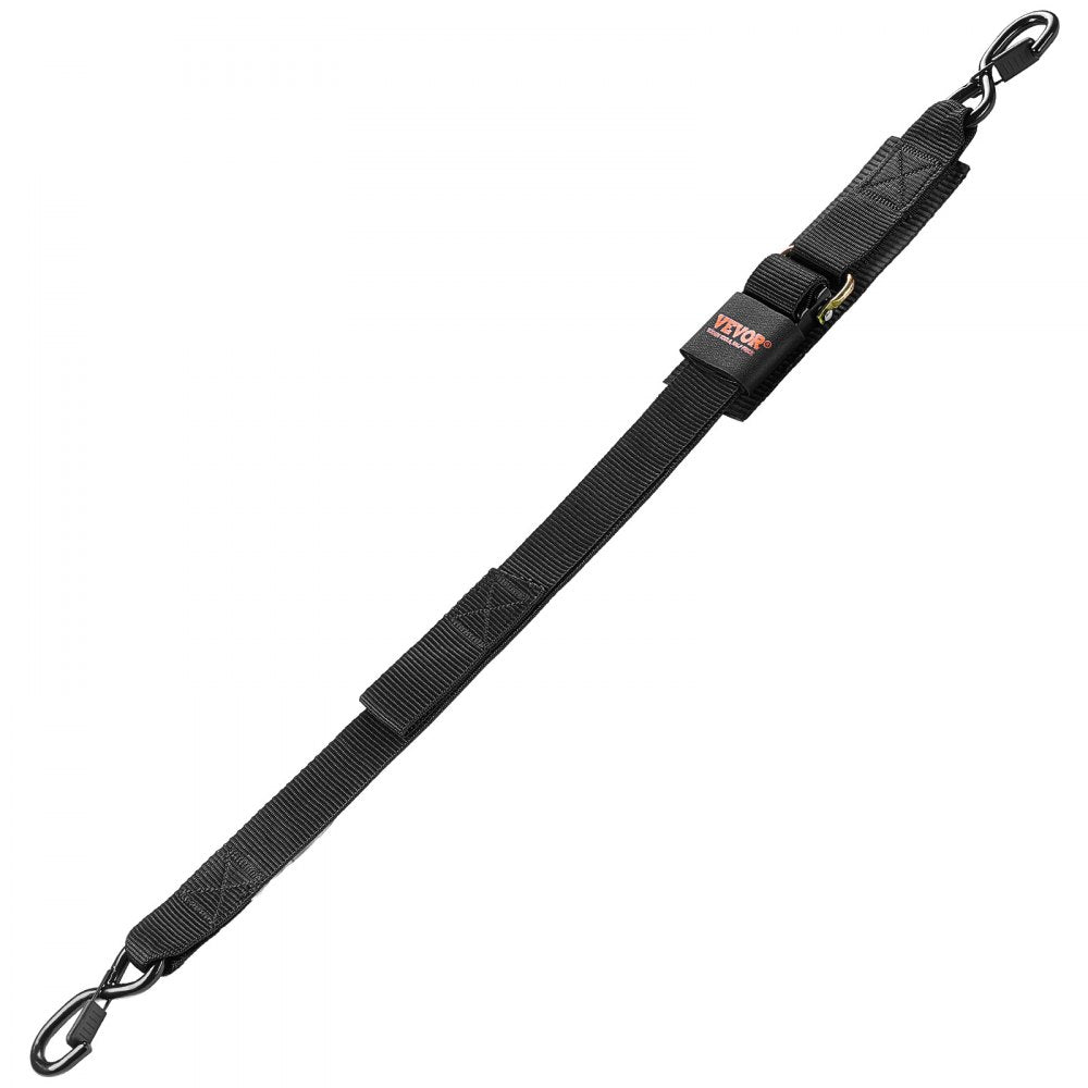 VEVOR Retractable Ratchet Straps, 2 in x 4 ft Ratchet Tie Down Straps with Security Lock S Hooks, 2 Pack Heavy Duty Ratchet Tie Down Straps with 1500 lbs Break Strength, for Trailers, Vehicles, Boat