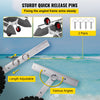 VEVOR Boat Launching Wheels, 12\" Boat Transom Launching Wheel, 500 LBS Loading Capacity Inflatable Boat Launch Wheels, Aluminium Alloy Transom Launching Dolly Wheels with 4 PCS of Quick Release Pins