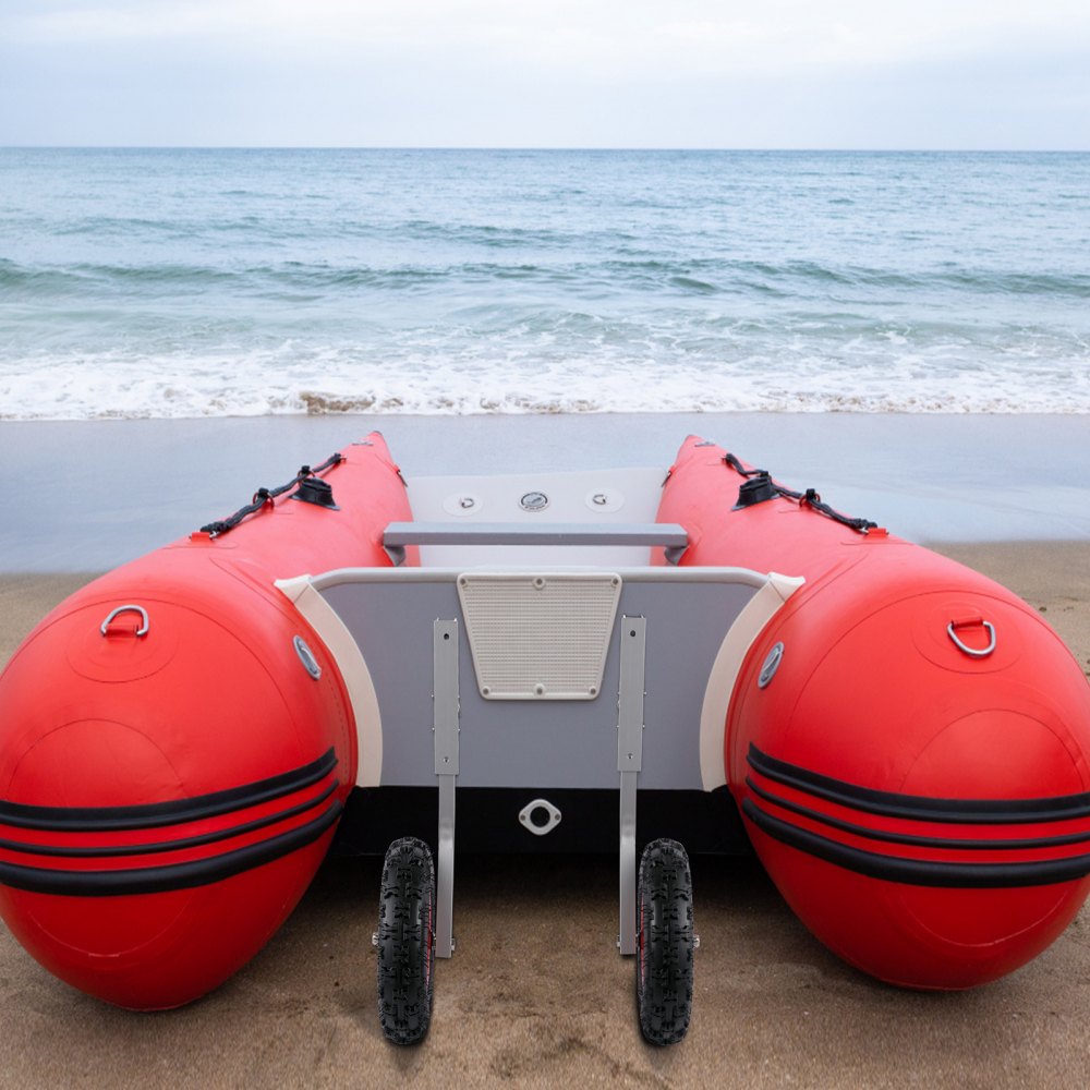 VEVOR Boat Launching Wheels, 12\" Boat Transom Launching Wheel, 500 LBS Loading Capacity Inflatable Boat Launch Wheels, Aluminium Alloy Transom Launching Dolly Wheels with 4 PCS of Quick Release Pins