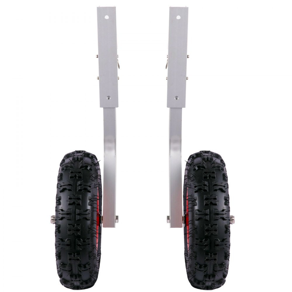 VEVOR Boat Launching Wheels, 12\" Boat Transom Launching Wheel, 500 LBS Loading Capacity Inflatable Boat Launch Wheels, Aluminium Alloy Transom Launching Dolly Wheels with 4 PCS of Quick Release Pins