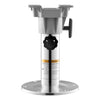 VEVOR Boat Seat Pedestal, Adjustable Height from 12.76 to 18.7 Inches, Aluminum Alloy Boat Chair Base with Locking Design, Waterproof & Rust-resistant, Ideal for Fishing and Boating Enthusiasts