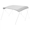 VEVOR 4 Bow Bimini Top Replacement Cover, 8 ft Long Durable 600D Marine Grade Waterproof Sun Shade Boat Canopy with Storage Boot, Easy Install Zipper Sleeve Awning, 96"L x (97"-103")W, Gray (No Frame)