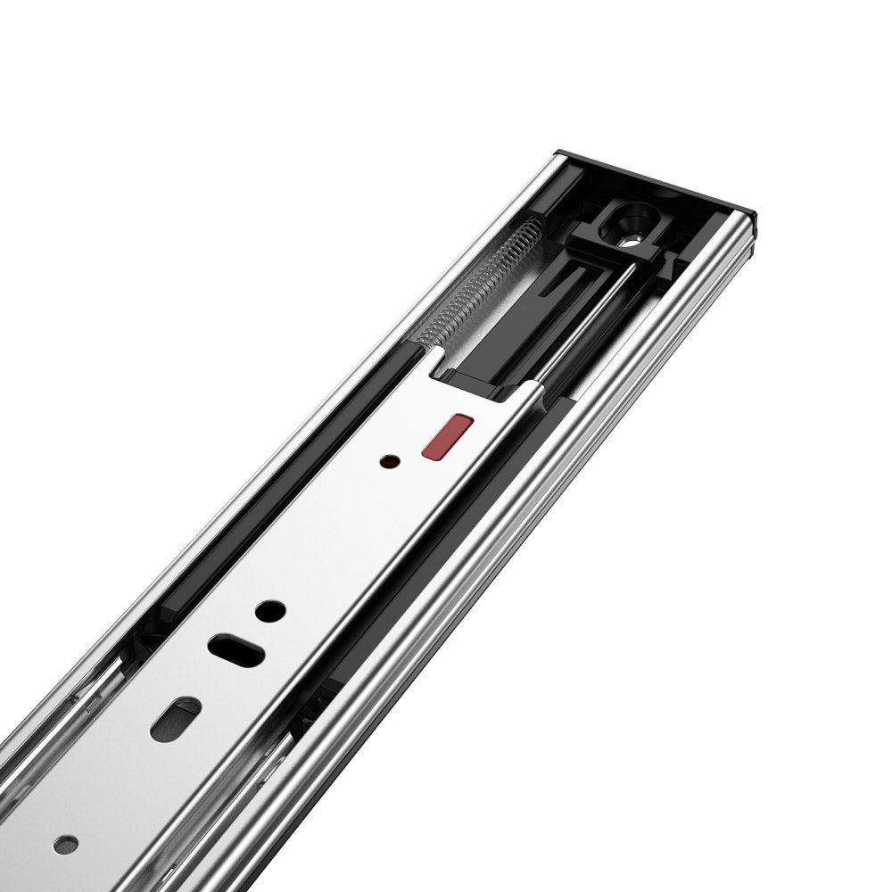 VEVOR 10 Pairs of 22 Inch Drawer Slides Side Mount Rails, Heavy Duty Full Extension Steel Track, Soft-Close Noiseless Guide Glides Cabinet Kitchen Runners with Ball Bearing, 100 Lbs Load Capacity