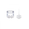 VEVOR Tile Leveling System Clips, 2200-Piece DIY Tile Leveler Spacers, 1/16"(1.5 mm) Tile Leveler Clips, Tile Leveling System Tile Installation Tools for Professional Ceramic Tile, Stone Installation
