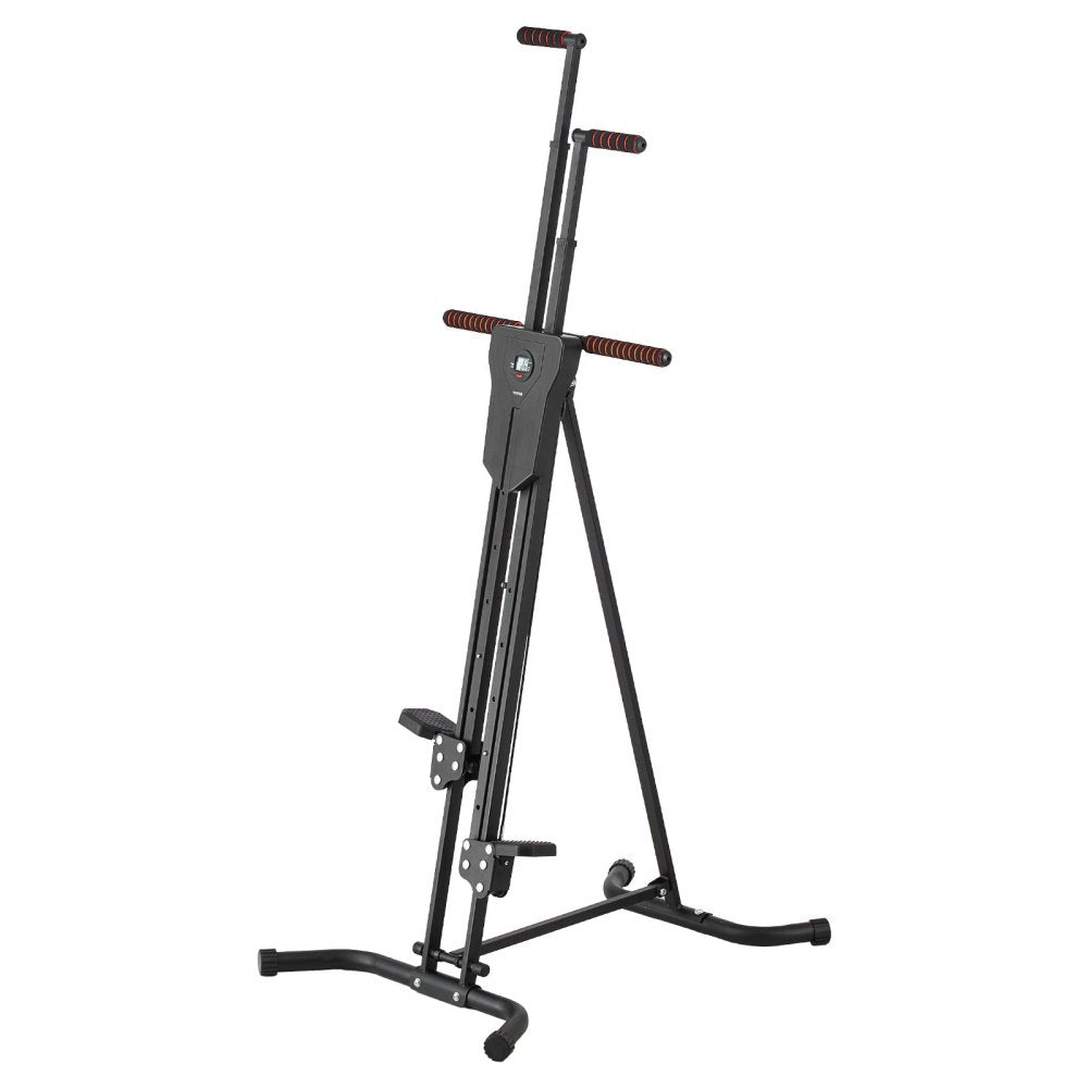 VEVOR Stair Stepper, Step Range Exercise Machine, Vertical Climber for Home Gym Exercise, Compact Folding Cardio Climber, Full-Body Workout Climber with Height Adjustable Handlebar, Non-Slip Pedal