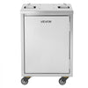 VEVOR Movable Base Cabinet for Orange Juicer, Thickened Stainless Steel, 4 Swivel Casters, Compatible with VEVOR NS2000E-2\NS2000E-2T\NS2000E-3 Semi-Automatic Feed Orange Juicer, Easy Installation