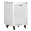 VEVOR Movable Base Cabinet for Orange Juicer, Thickened Stainless Steel, 4 Swivel Casters, Compatible with VEVOR NS2000E-2\NS2000E-2T\NS2000E-3 Semi-Automatic Feed Orange Juicer, Easy Installation
