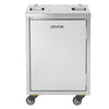 VEVOR Movable Base Cabinet for Orange Juicer, Thickened Stainless Steel, 4 Swivel Casters, Compatible with VEVOR NS2000E-2\NS2000E-2T\NS2000E-3 Semi-Automatic Feed Orange Juicer, Easy Installation
