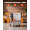 VEVOR Movable Base Cabinet for Orange Juicer, Thickened Stainless Steel Cabinet, 4 Swivel Casters, Compatible with VEVOR NS2000E-4\NS2000E-4P Fully Automatic Feed Orange Juicer, Easy Installation