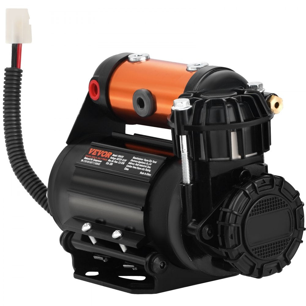 VEVOR Onboard Air Compressor Kit, 150PSI Offroad Air Compressor, Portable Tire Inflator Heavy Duty 3.5CFM Air Pump for Jeep SUV 4x4 Vehicle, Compatibility with Air tools, Air horns, Lockers