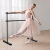 VEVOR Ballet Barre, 4 Ft Double Barre Bar for Home, Freestanding Portable Ballet Stretching Dance Bars, Height Adjustable Anti-Wobble Fitness Studio Equipment, for Pilates Balance Workout
