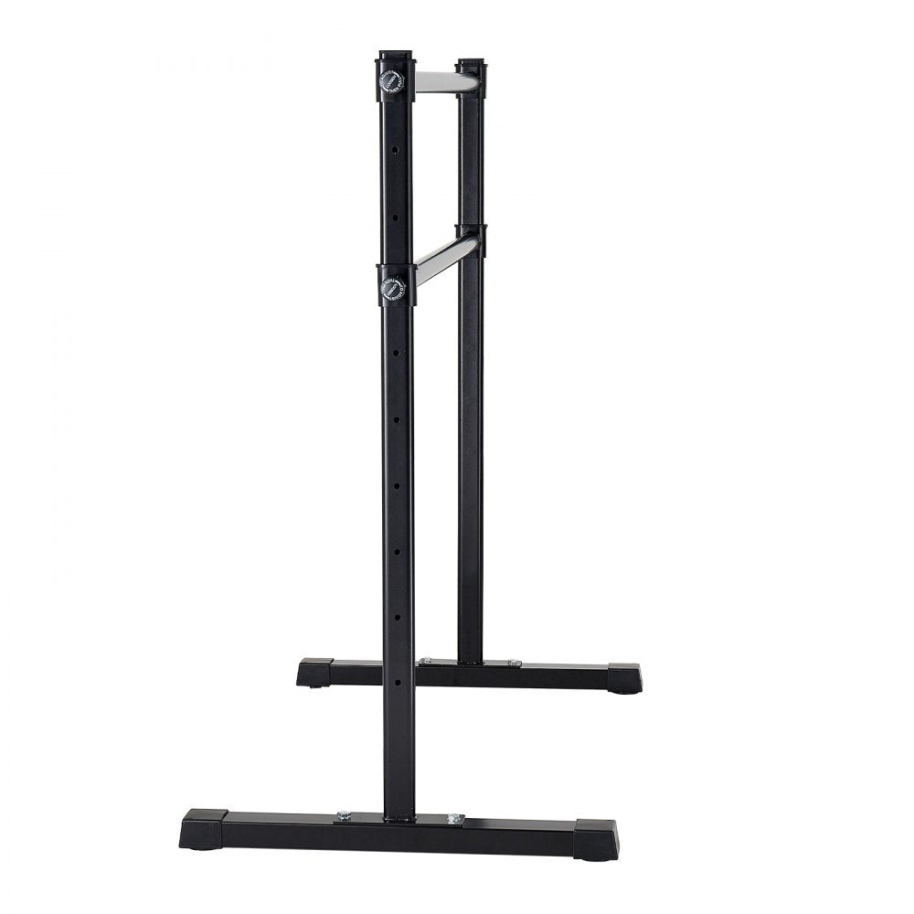 VEVOR Ballet Barre, 4 Ft Double Barre Bar for Home, Freestanding Portable Ballet Stretching Dance Bars, Height Adjustable Anti-Wobble Fitness Studio Equipment, for Pilates Balance Workout
