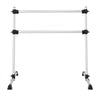 VEVOR Ballet Barre, 4 Ft Aluminum Double Barre Bar for Home, Freestanding Portable Ballet Stretching Dance Bars, Height Adjustable Anti-Wobble Fitness Studio Equipment, for Pilates Balance Workout