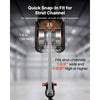 VEVOR 8 Wheel Trolley Assembly Rollers, 4 Pcs 3000 lbs Load, Dual Bearing Trolley Assembly for 1-5/8" Wide and All 1-5/8" or Taller Strut Channel, Heavy Duty Sliding Track System for Warehouse Garage