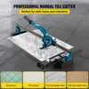 VEVOR Manual Tile Cutter, 24 inch, Porcelain Ceramic Tile Cutter with Tungsten Carbide Cutting Wheel, Infrared Positioning, Anti-Skid Feet, Durable Rails for professional installers or beginners