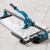 VEVOR Manual Tile Cutter, 24 inch, Porcelain Ceramic Tile Cutter with Tungsten Carbide Cutting Wheel, Infrared Positioning, Anti-Skid Feet, Durable Rails for professional installers or beginners