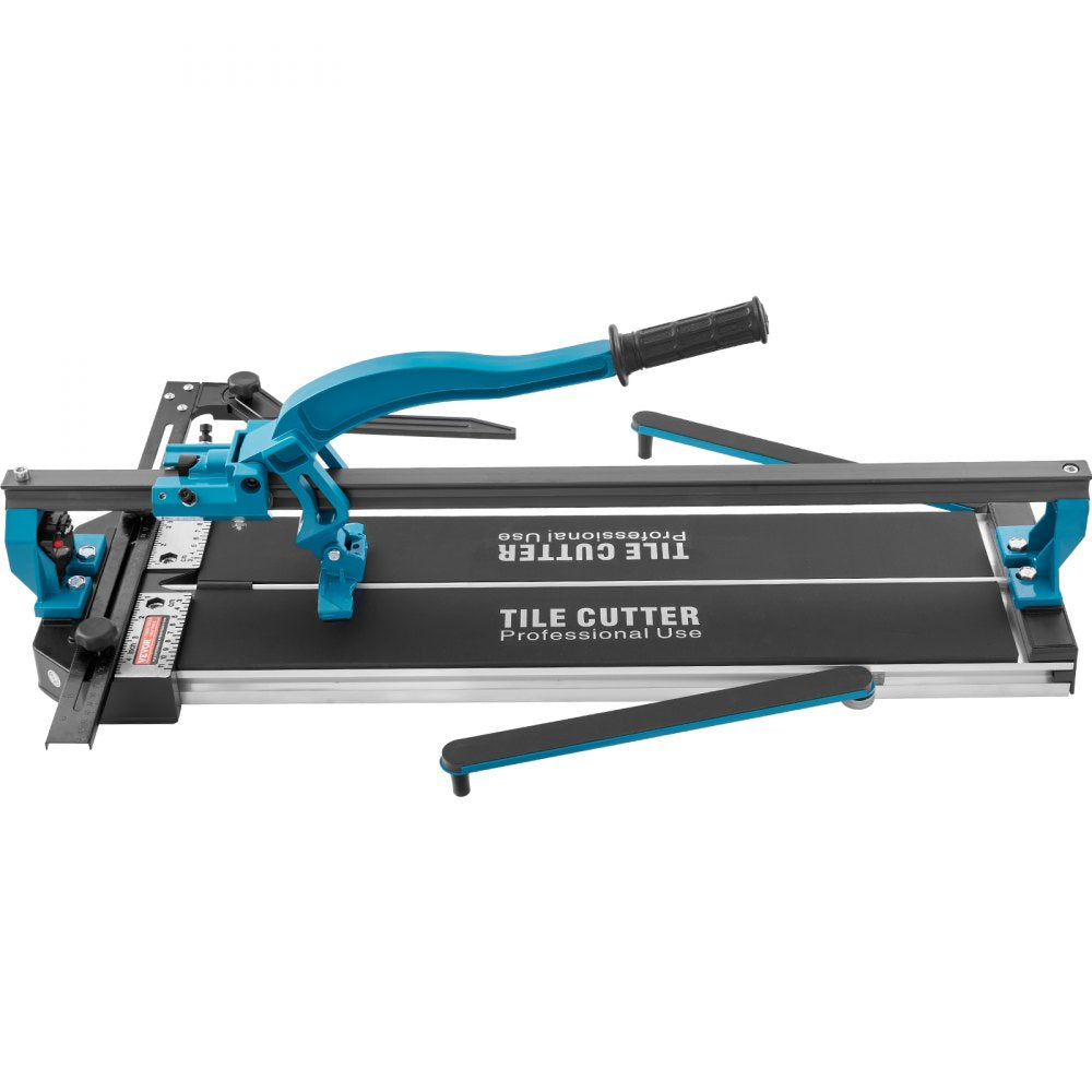 VEVOR Manual Tile Cutter, 24 inch, Porcelain Ceramic Tile Cutter with Tungsten Carbide Cutting Wheel, Infrared Positioning, Anti-Skid Feet, Durable Rails for professional installers or beginners