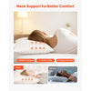VEVOR Bed Pillow for Sleeping, Queen Size Luxury Quality Hotel Pillow with Memory Foam Fill, Supportive & Adjustable, Includes Natural Firber Pillowcase, Bedding for Back, Stomach and Side Sleepers