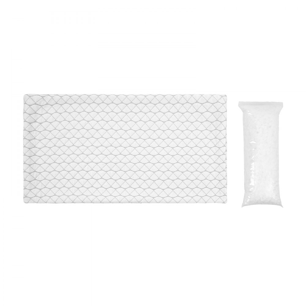VEVOR Bed Pillow for Sleeping, Queen Size Luxury Quality Hotel Pillow with Memory Foam Fill, Supportive & Adjustable, Includes Natural Firber Pillowcase, Bedding for Back, Stomach and Side Sleepers