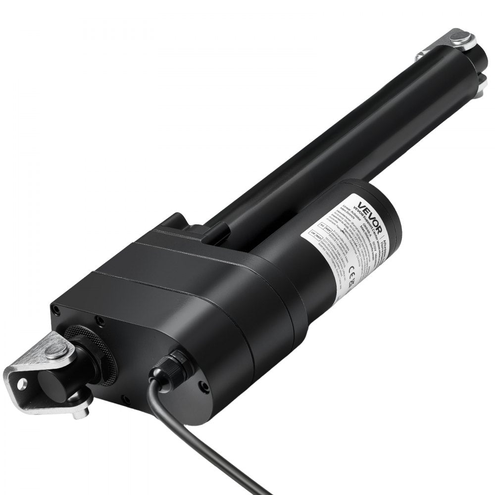 VEVOR 12V Linear Actuator, 7.87 Inch Ultra Heavy-Duty 2023lbs/9000N Linear Motion Actuator, IP65 Waterproof 0.2"/s with Mounting Brackets for Industrial Machinery Vessels, Heavy Lifting Systems