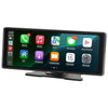VEVOR Wireless Car Stereo, 10-Inch HD Portable Radio Touch Screen Compatible with Apple CarPlay and Android Auto, CarPlay Screen for Car with Voice Control, Mirror Link, Bluetooth, GPS Navigation