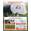 VEVOR Large SUV Tent for 6 Person, 10 x 9 FT 3-Season SUV Tailgate Tent with Ventilated Doors & Mesh Windows, PU2000mm Waterproof Dual-Use Car Rear Hatch Tents for Outdoor Camping Hiking