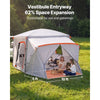 VEVOR SUV Camping Tent for 5-9 Person, 13 x 10 FT 3-Season SUV Tailgate Tent with Ventilated Windows, PU2000mm Waterproof Dual-Use Car Rear Hatch Tents for Outdoor Hiking Travels