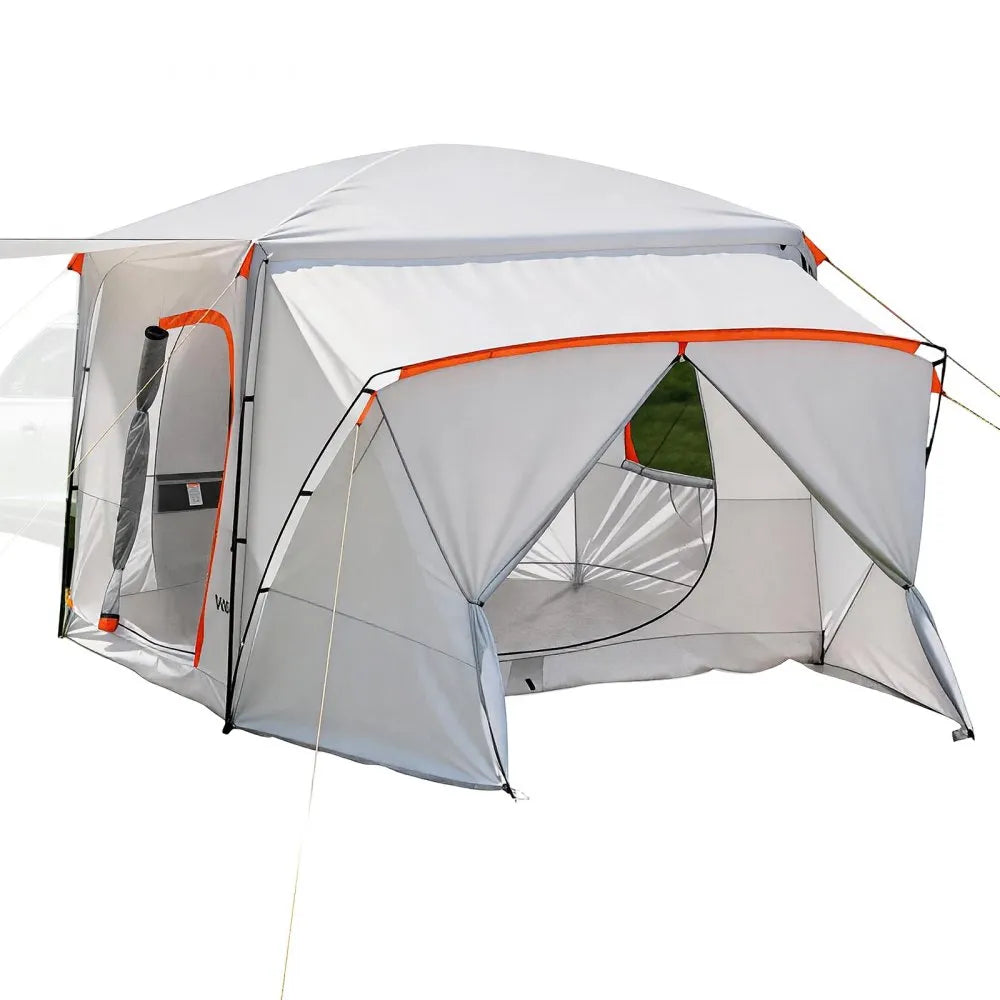 VEVOR SUV Camping Tent for 5-9 Person, 13 x 10 FT 3-Season SUV Tailgate Tent with Ventilated Windows, PU2000mm Waterproof Dual-Use Car Rear Hatch Tents for Outdoor Hiking Travels