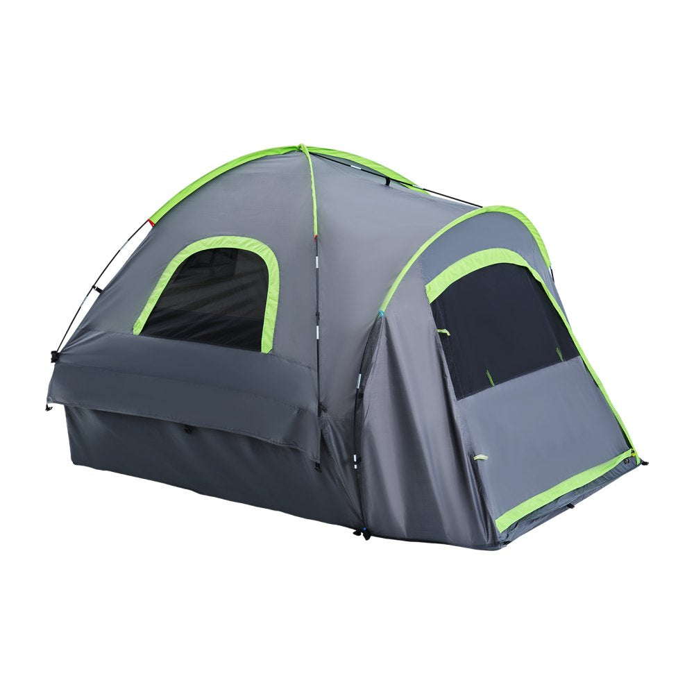 VEVOR Pickup Truck Tent, Fit 5.5-6.0 ft Truck Tents for Camping, Waterproof PU2000mm 2-3 Person Sleeping Truck Bed Tent with Double Layer Design Windows, Sturdy Truck Bed Camper Shell with Storage Bag