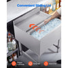 VEVOR Commercial Ice Bin, 79.9 Qt Max Capacity, 24 x 24 x 33 Inch Stainless Steel Ice Chest with Sliding Lid, 24H Long-Lasting Insulation, Cooler Cart Cocktail Unit for Bar Restaurant Pub, NSF