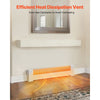 VEVOR Baseboard Heater Covers, Basic Series 3 ft Standard Electric Heating Unit Front Cover for Home Improvement, Heavy-duty Steel, Easy Installation for Bedroom Replacing Old Cover, White