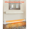 VEVOR Baseboard Heater Covers, Basic Series 6 ft Standard Electric Heating Unit Front Cover for Home Improvement, Heavy-duty Steel, Easy Installation for Bedroom Replacing Old Cover, White