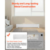 VEVOR Baseboard Heater Covers, Premium Series 4 ft Standard Electric Heating Unit Front Cover for Home Improvement, Heavy-duty Steel, Easy Installation for Bedroom Replacing Old Cover, White
