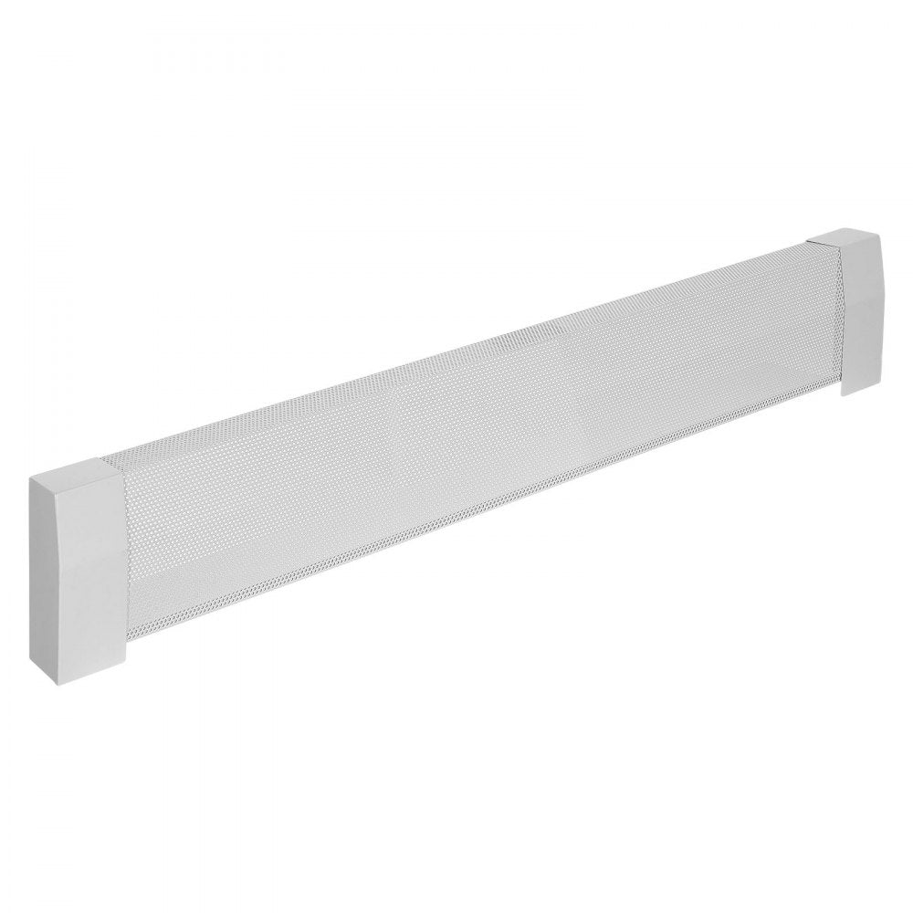VEVOR Baseboard Heater Covers, Premium Series 4 ft Standard Electric Heating Unit Front Cover for Home Improvement, Heavy-duty Steel, Easy Installation for Bedroom Replacing Old Cover, White