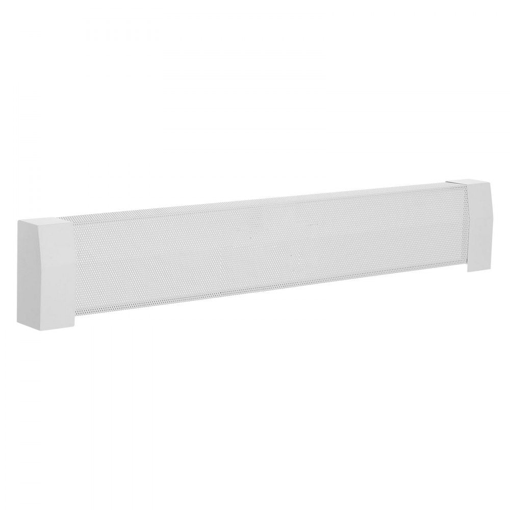 VEVOR Baseboard Heater Covers, Premium Series 4 ft Standard Electric Heating Unit Front Cover for Home Improvement, Heavy-duty Steel, Easy Installation for Bedroom Replacing Old Cover, White