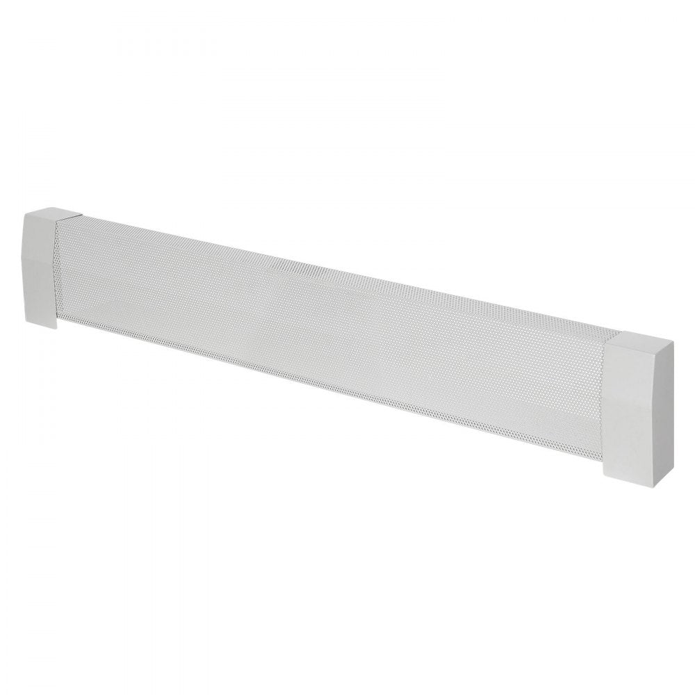 VEVOR Baseboard Heater Covers, Premium Series 4 ft Standard Electric Heating Unit Front Cover for Home Improvement, Heavy-duty Steel, Easy Installation for Bedroom Replacing Old Cover, White