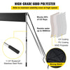 VEVOR T-Top Sun Shade Kit 4\' x 5\', UV-Proof 600D Polyester T-top Extension Kit with Rustproof Steel Telescopic Poles, Waterproof T-Top Shade Kit, Easy to Assemble for T-Tops ＆ Bimini Top