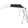 VEVOR T-Top Sun Shade Kit 4\' x 5\', UV-Proof 600D Polyester T-top Extension Kit with Rustproof Steel Telescopic Poles, Waterproof T-Top Shade Kit, Easy to Assemble for T-Tops ＆ Bimini Top