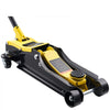 VEVOR Low Profile Floor Jack, 2.5 Ton (5512 lbs) Capacity, Steel Racing Floor Jack with Single Piston Quick Lift Pump & Raised Saddle, Hydraulic Trolley Car Lift for SUVs, Lifting Range 3.3"-13.8"