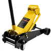 VEVOR Low Profile Floor Jack, 3 Ton (6614 lbs) Capacity, Steel Racing Floor Jack with Single Piston Quick Lift Pump & Foot Pedal, Hydraulic Trolley Car Lift for SUVs, Pickups, Lifting Range 5.1"-19.7"