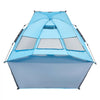 VEVOR Beach Tent Sun Shelter for 4 Person, Pop Up Beach Tent UPF 50+ Protection, Portable Sun Shade Canopy with Carrying Bag and Sand Pockets, Easy Setup Umbrella for Camping Fishing Outdoor Picnic