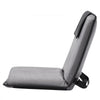 VEVOR Floor Chair, 6-Position Adjustable Meditation Chair with Back Support, Folding Sofa Chair for Reading TV Watching and Gaming, Portable Floor Seat Lounge Sofa Chair for Kids Teens Adults, Gray
