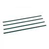 VEVOR Bottom Locking Privacy Slats, Single-Wall Vertical Bottom-Locking Slats for Chain-Link Fence, High-Density HDPE Chain Link Slats Ideally Fit 4' High Fence for Garden, Farm, Sports Field(Green)