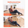 VEVOR Floor Chair, Recycled Foam Folding Sofa Chair with 14 Adjustable Positions, Multifunctional Floor Chair with Back Support Ideal for Sleeping Reading, Floor Gaming Chair for Living Room, Gray