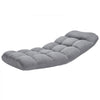 VEVOR Floor Chair, Recycled Foam Folding Sofa Chair with 14 Adjustable Positions, Multifunctional Floor Chair with Back Support Ideal for Sleeping Reading, Floor Gaming Chair for Living Room, Gray
