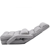VEVOR Floor Chair, Floor Gaming Chair with 5 Adjustable Position and Back Support, Folding Sofa Chair with Armrest for Adults, Sofa Lounger Bed with Back Cushion for Living Room and Bedroom, Gray