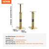 VEVOR House Floor Jacks, 4 Pack, 11.6"-16" Height Range, 2500 lbs Max Load Capacity Per Unit, Adjustable Support Beam Basement Jack Post for Leveling, Galvanized Telescoping Jack for Temporary Support