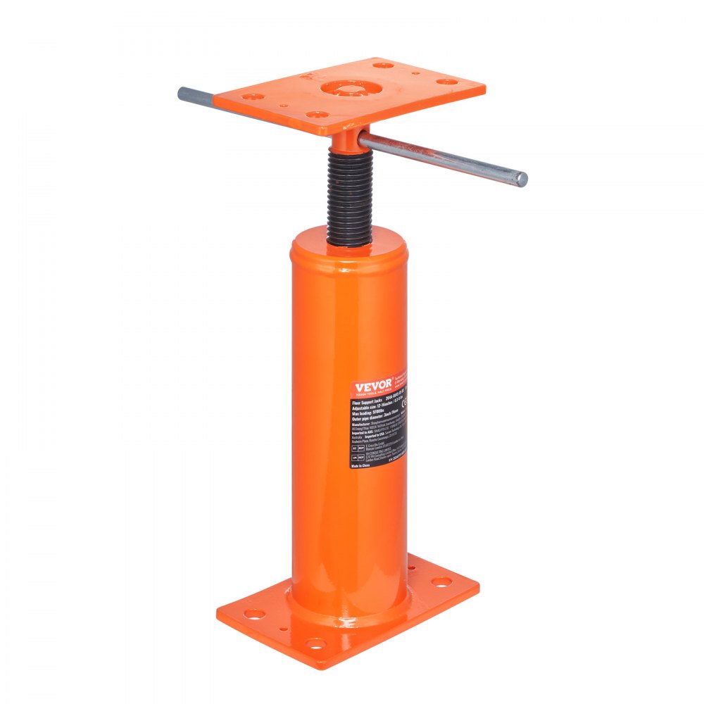 VEVOR House Floor Jack, 12"-16" Height Range, 9700 lbs Max Load Capacity, Adjustable Support Beam Basement Jack Post Pole for Leveling, Lift Support Steel Telescoping Jack Post for Temporary Support