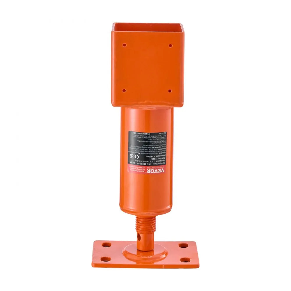 VEVOR Screw Jack Post, 4" x 4", 13.2"-18.7" Height Range, 24700 lbs Max Load Capacity, Adjustable Shore Jack, Temporary House Jack Pole for Home Leveling, Lifting Floor Crawlspace Basement Shore Beam
