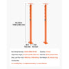 VEVOR House Floor Jacks, 2 Pack 53-93 Inch Height Range, 18000 lbs Max Load Capacity, Adjustable Support Beam Basement Jack Post Pole for Leveling, Lift Steel Telescoping Post for Temporary Support